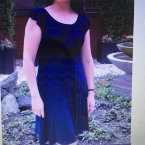 Anthropologie Bailey Navy Jersey Dress